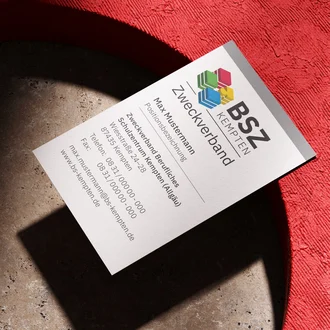 BSZ Mockup Visitenkarten