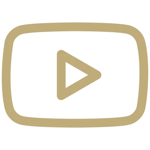 YouTube-Logo als stilisiertes Icon – Symbol für Video-Streaming, Content-Plattform oder Social Media