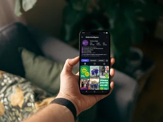 Instagram-Profil der Diakonie Allgäu mit Beiträgen zu sozialen Projekten und Aktionen