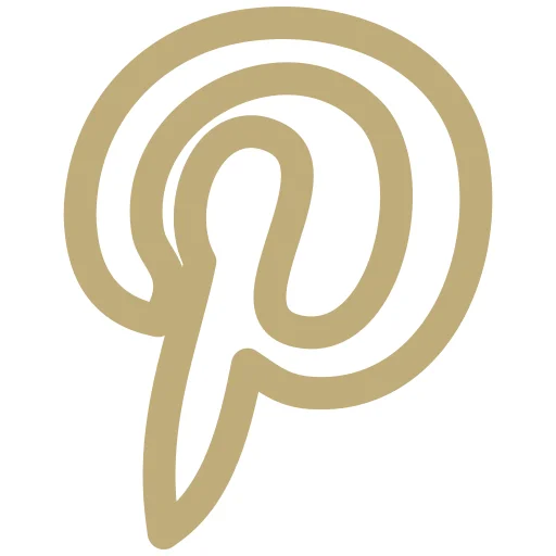 Pinterest-Logo als Icon – Symbol für visuelle Inspiration, Social Media oder Content Sharing